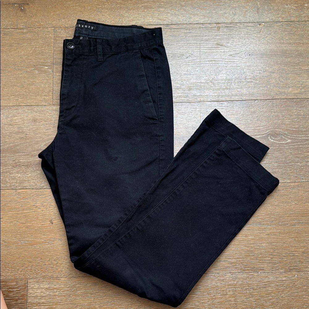 Theory Classic Black Trousers - size 30